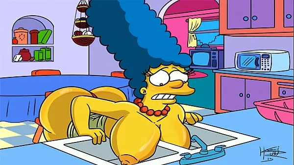 مشہور The Simpsons Hentai - Marge Sexy (GIF نئے ویڈیوز