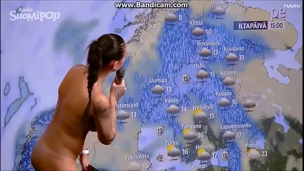 Naked Weather girl Video baharu hangat
