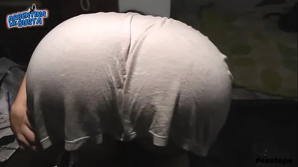 Hot Ultra Round Ass Teen with her dress inside her ass. Nice cameltoe in tight leggi วิดีโอใหม่