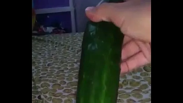 Hot masturbating with cucumber new Videos