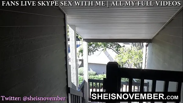 Hotte Naughty Stepsister Sneak Outdoors To Meet For Secrete Kneeling Blowjob And Facial, A Sexy Ebony Babe With Long Blonde Hair Cleavage Is Exposed While Giving Her Stepbrother POV Blowjob, Stepsister Sheisnovember Swallow Cumshot on Msnovember nye videoer