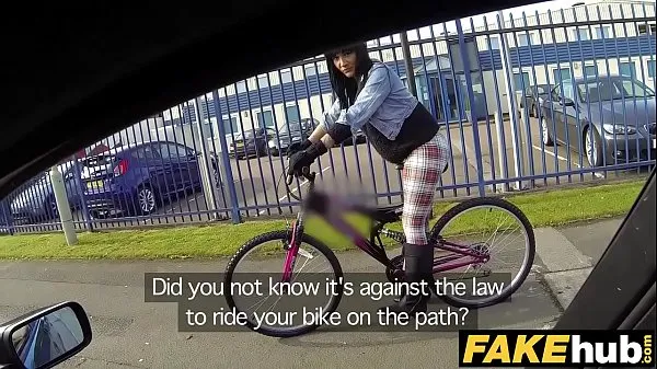 Yeni Videolar Fake Cop Hot cyclist with big tits and sweet ass