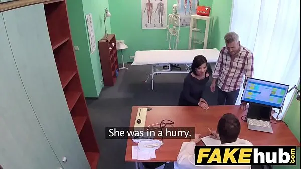 Hot Fake Hospital Czech doctor cums over horny cheating wifes tight pussy new Videos