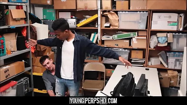 Hot Black Twink Caught Shoplifting Fucked By White Security Officer new Videos