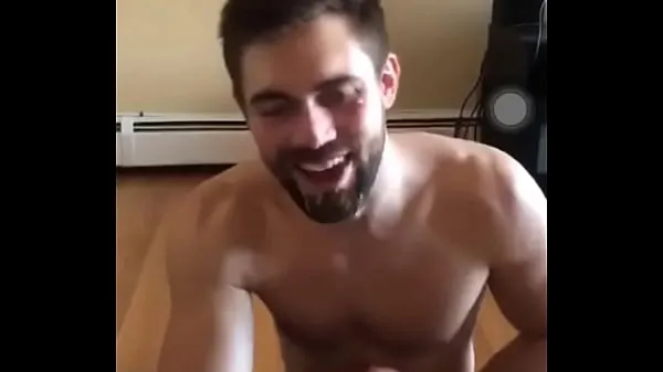 Hot He fills his mouth with milk and he takes it new Videos