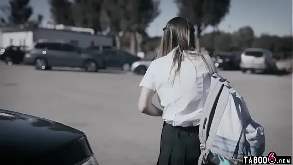 Népszerű Nerdy teen takes r. on two bullies making them DP her új videó