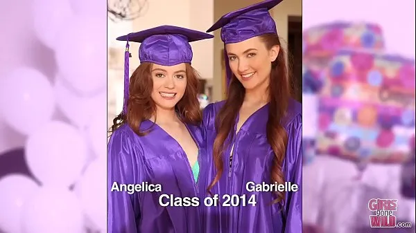 GIRLS GONE WILD - Surprise graduation party for teens ends with lesbian sex Video baharu hangat