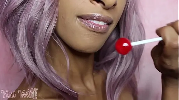 Populárne Longue Long Tongue Mouth Fetish Lollipop FULL VIDEO nové videá