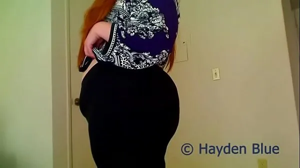 BBW Hayden Blue Striptease Ass And Belly Play Video baharu hangat