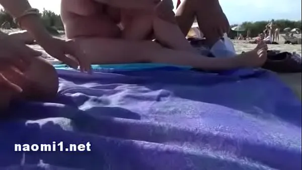 Vroči public beach cap agde by naomi slutnovi videoposnetki