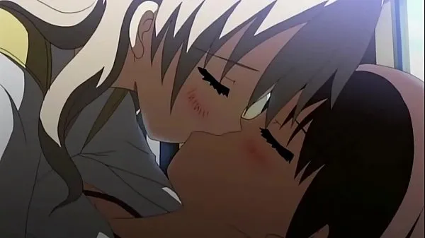 Hot Yuri anime kiss compilation วิดีโอใหม่