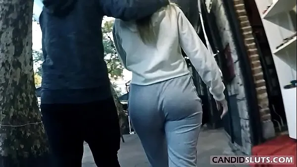 Populære Lovely PAWG Teen Big Round Ass Candid Voyeur in Grey Cotton Pants - Video CS-082 nye videoer