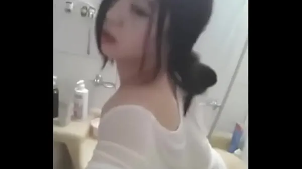Hot masturbating with a bathroom lock new Videos