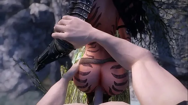Yeni Videolar Skyrim Horny Adventurer Convinces A Bandit To Let Her Cross