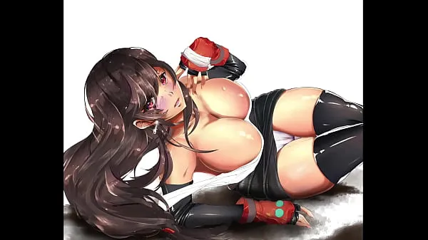 Hot Hentai] Tifa and her huge boobies in a lewd pose, showing her pussy new Videos