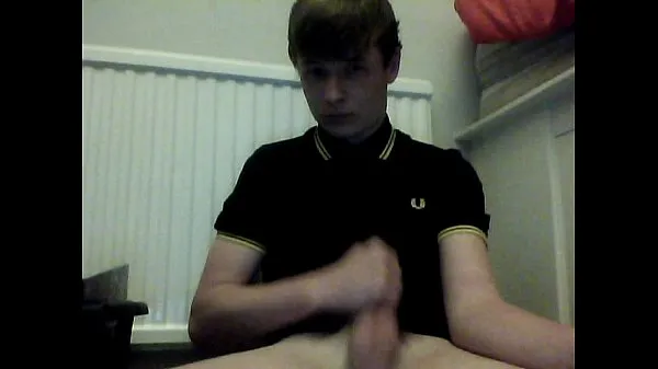 Hot cute 18 year old wanks his cock new Videos