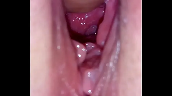 حار Close-up inside cunt hole and ejaculation مقاطع فيديو جديدة