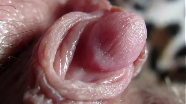 Hot Extreme close up on my huge clit head pulsating new Videos