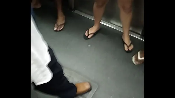 Hot hot girl in shorts in the subway new Videos