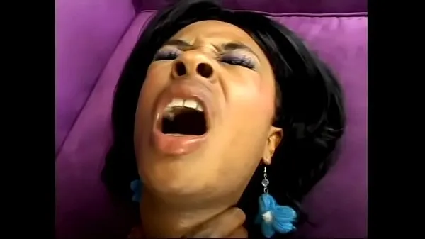 Hot booty black lady Vixen Fyre sucks ebony cock then rides it by her wet twat Video baru yang populer