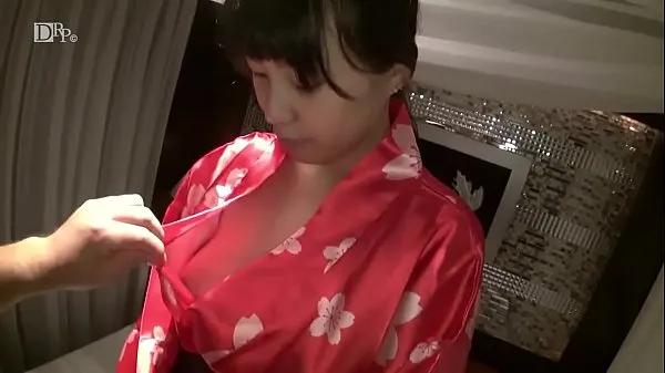 Red yukata dyed white with breast milk 1 Video baharu hangat