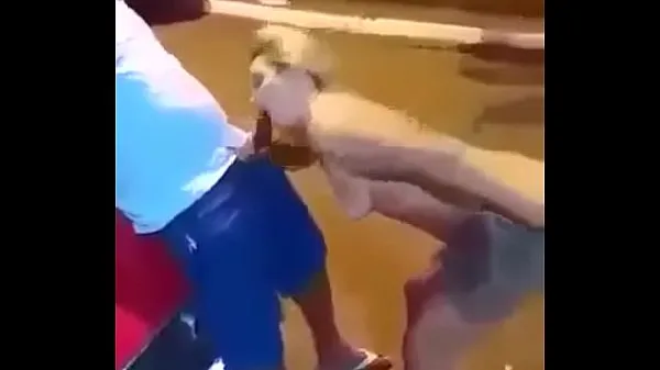 Hot blonde suck guys in street Video baharu hangat