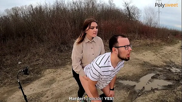 Yeni Videolar My bitch screamed loudly so she ate her cum) (pegging, femdom