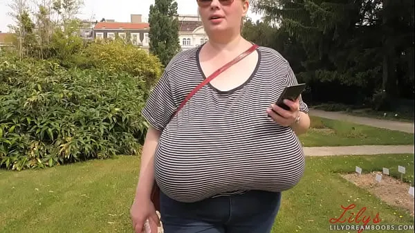 Hot bbw lady walks without a bra new Videos
