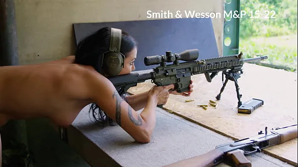 Full video - Daniela Kostic, Playboy girl with a big gun Video baru yang populer