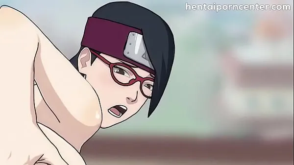 Hot Adult Sarada has sex with Naruto, she rides the hokage's dick new Videos
