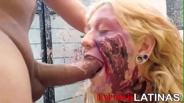 ExposedLatinas - Latina blonde zombie girl gets fucked like a beast Video baharu hangat