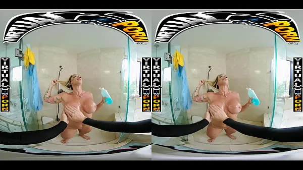 Hot Busty Blonde MILF Robbin Banx Seduces Step Son In Shower new Videos