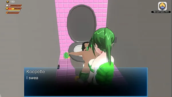 Hot 3D Femdom Koopette Facesitting Piss Spanking Toilet Fart new Videos