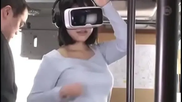 Hot Cute Asian Gets Fucked On The Bus Wearing VR Glasses 3 (har-064 new Videos