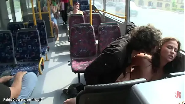 Hot Bound Euro slut fucked in public bus new Videos