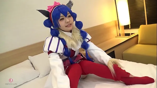 Hot Hentai Cosplay】Sex with a cute blue haired cosplayer. Soaking wet with a lot of squirting. - Intro new Videos