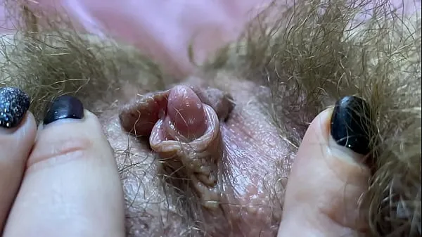 HAIRY PUSSY COMPILATION big clit closeup super bush Video baru yang populer