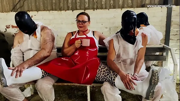 Hot Dominatrix Mistress April - The Milking Barn new Videos