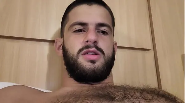 HOT MALE - HAIRY CHEST BEING VERBAL AND COCKY Video baharu hangat