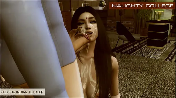 Yeni Videolar Sims 4. Naughty College. Part 3 - Job for Indian teacher (Penthouse parody