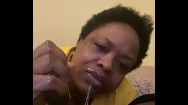 Hotte Mature ebony bbw gets throat fucked by Gansgta BBC nye videoer