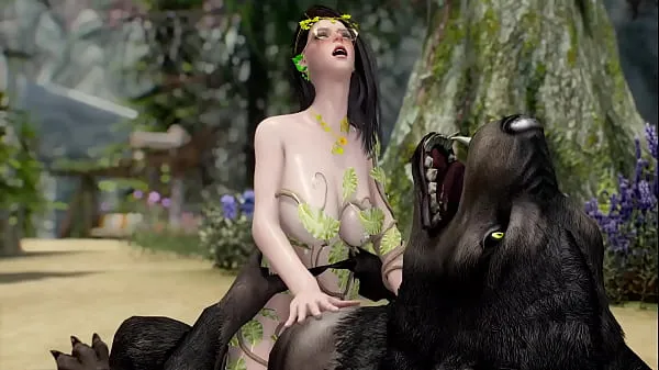 Kuumia Elf Fucks Werewolf [UNCENSORED] 3D Monster Porn uutta videota