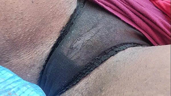 Hot Outside on all four peeing my panties as I show you my hair vagina slurp my pee up and spit it on u วิดีโอใหม่