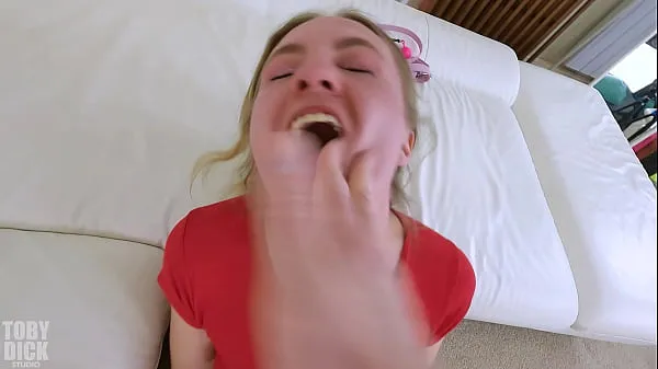 Hot Bratty Slut gets used by old man -slapped until red in the face วิดีโอใหม่