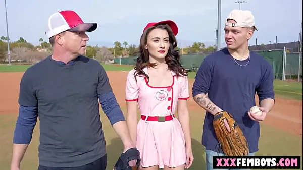 Hot Stepdad bought stepson a robot for baseball practice new Videos