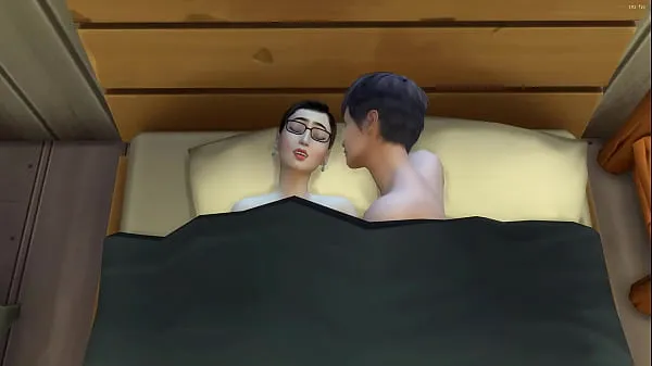 Hot Japanese step mom and step son share the same bed on vacation in Spain - Asian stepson leaves his stepmother pregnant after he fucks her new Videos
