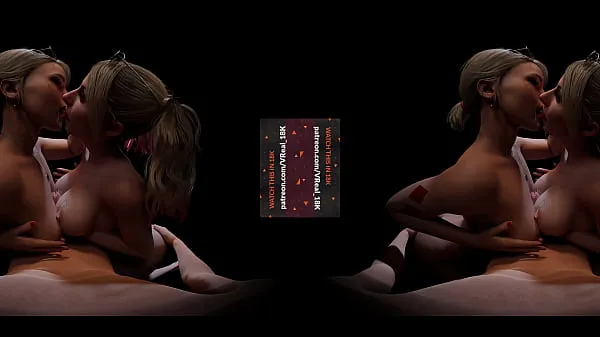 Népszerű VReal 18K Double Titfuck with Cum Dirty Tongue Kiss - CGI, 3D, threesome, FFM, Featuring Harley Quinn and Alexa új videó