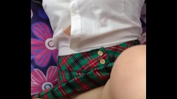 Hot Spy cam! This Girl Was So Tired After College! What did I do to her with her SKIRT on her side! That ASS WAS TIGHT new Videos