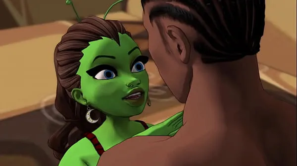 Green skinned big booty alien gets fucked good by bbc in inter dimensional sex Video baharu hangat