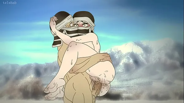 telehab * Kakushi s'est figé sur les montagnes et a décidé de se réchauffer en baisant ! Hentai - tueur de démons 2d (Anime cartoon